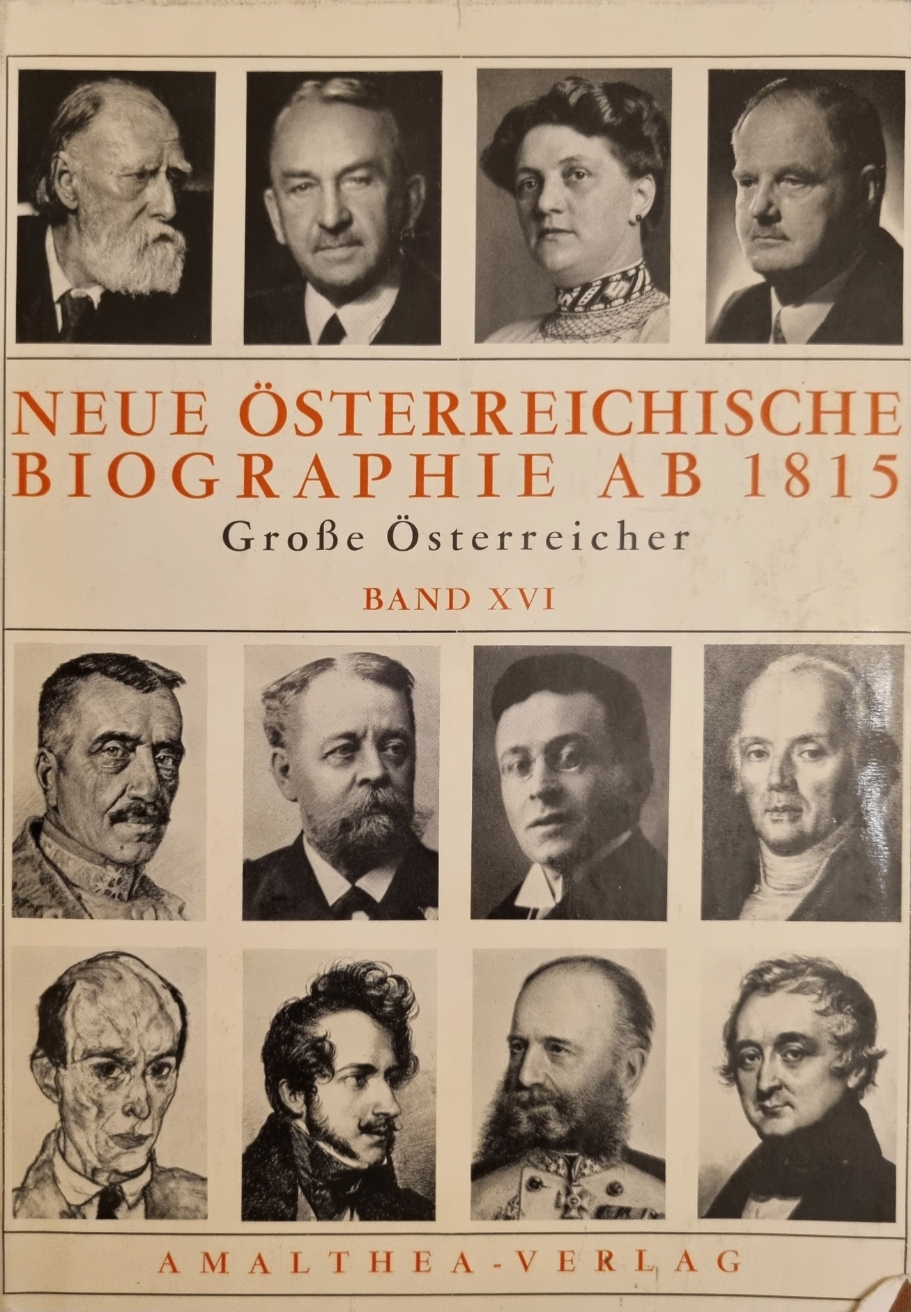 Neue österreichische Biographie ab 1815 Große Österreicher Band 16, Cover.jpg