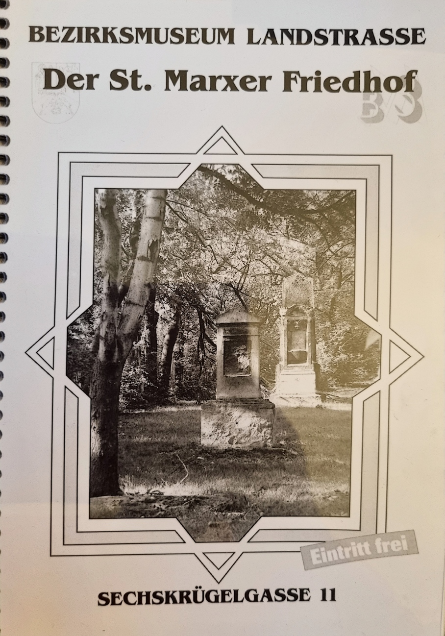 Hauer, Der St. Marxer Friedhof. Bezirksmuseum Landstraße, Cover.jpg