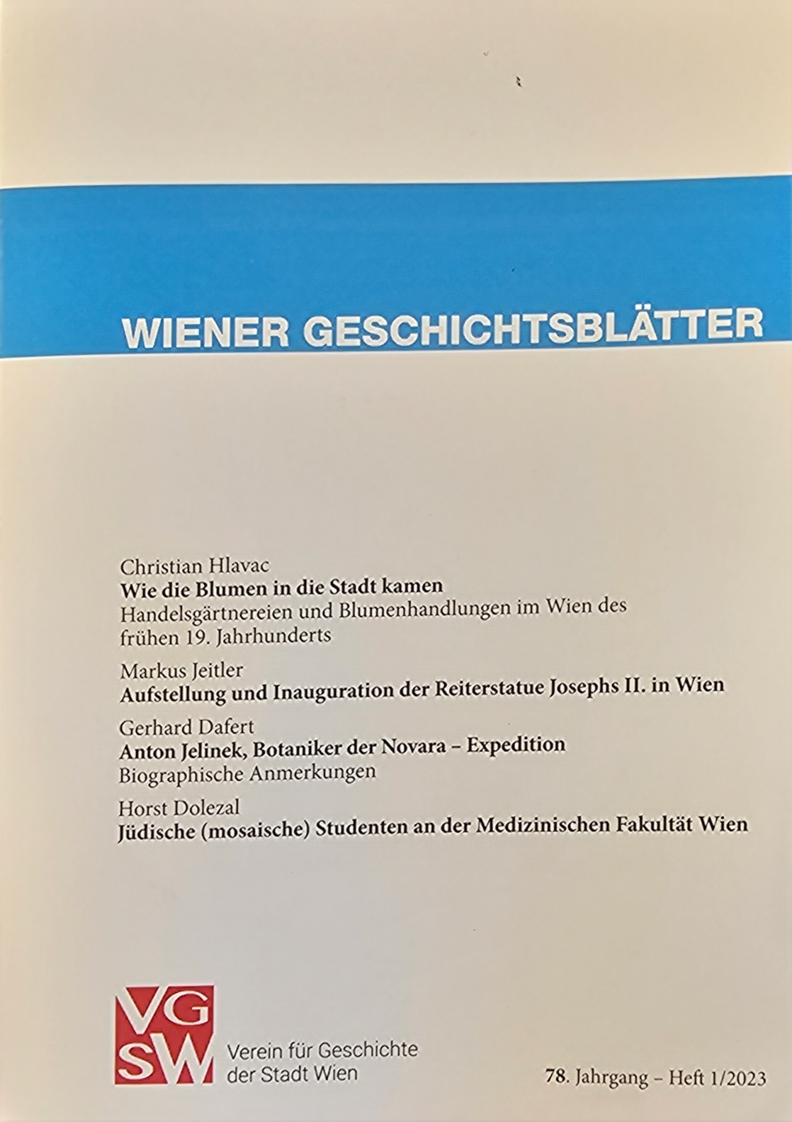 Datei:Wiener Geschichtsblätter 78. Jahrgang 2023 Heft 1.jpg