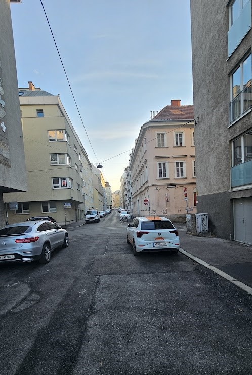 Blick Richtung Aspernstraße