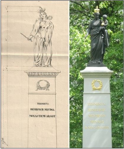 Schwarze Muttergottes im Konventgarten des Schottenstifts [13]