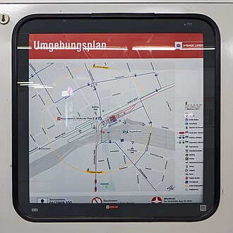 Umgebungsplan Knoten / Bahnhofswege
