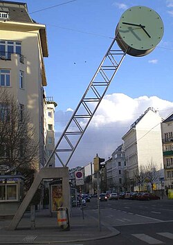 Kunstwerkuhr in der Baumgasse