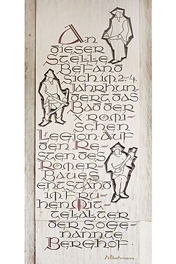 Zwischen Marc-Aurel-Straße und Hoher Markt – der Block des historischen Berghofs.