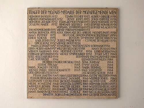 Ehrenmitglieder der Mozartgemeinde 1