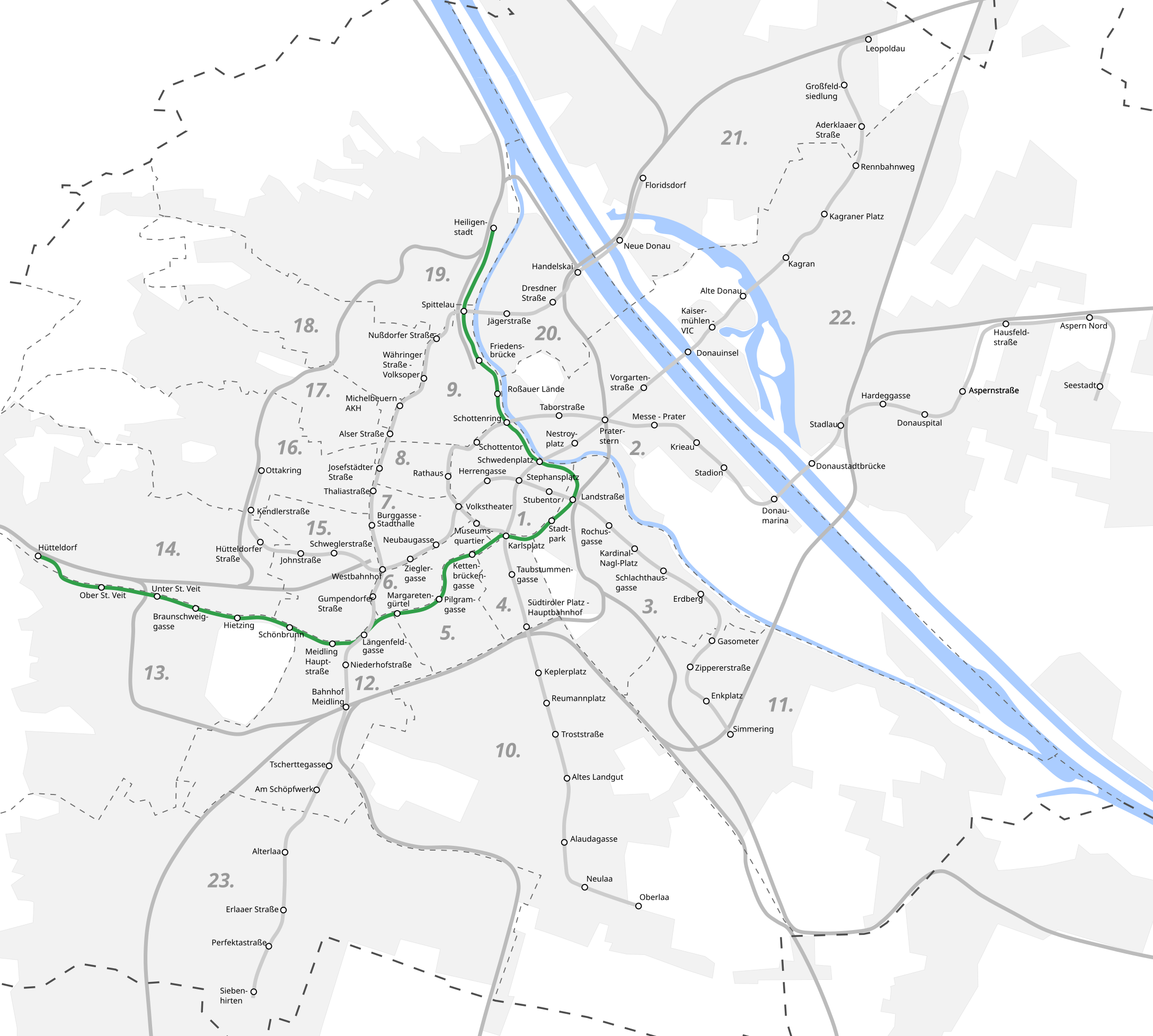 U-Map Vienna U4
