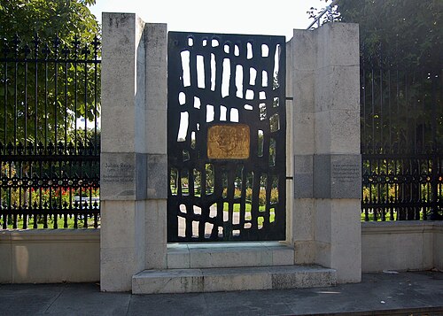 Ansicht des Denkmals im Volksgarten