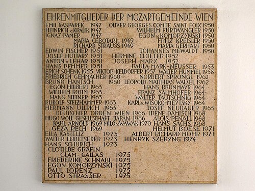 Ehrenmitglieder der Mozartgemeinde 2