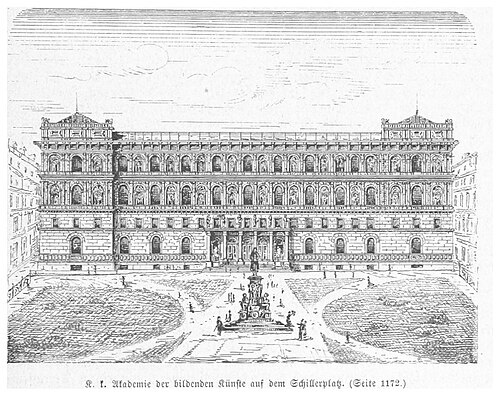 Akademie aus Sicht von Bermann, 1880