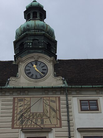 Sundial Hofburg Vienna Austria.jpg
