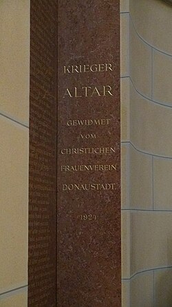 2013-03-16 00283 Wien02 Mexikoplatz Franz-von-Assisi-Kirche Kriegeraltar.JPG