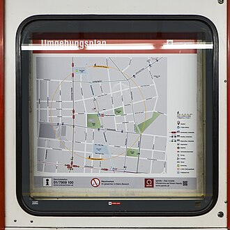 Umgebungsplan Keplerplatz / Umfeld